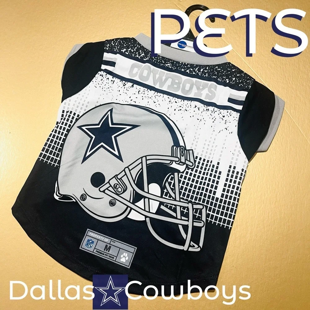 Little Earth Dallas Cowboys Pet Performance Shirt Size Medium